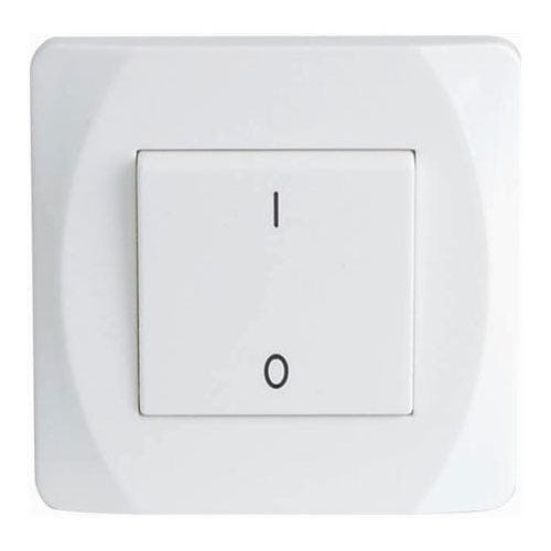 Strömbrytare Malmbergs Nova Infälld 2-Pol Vit