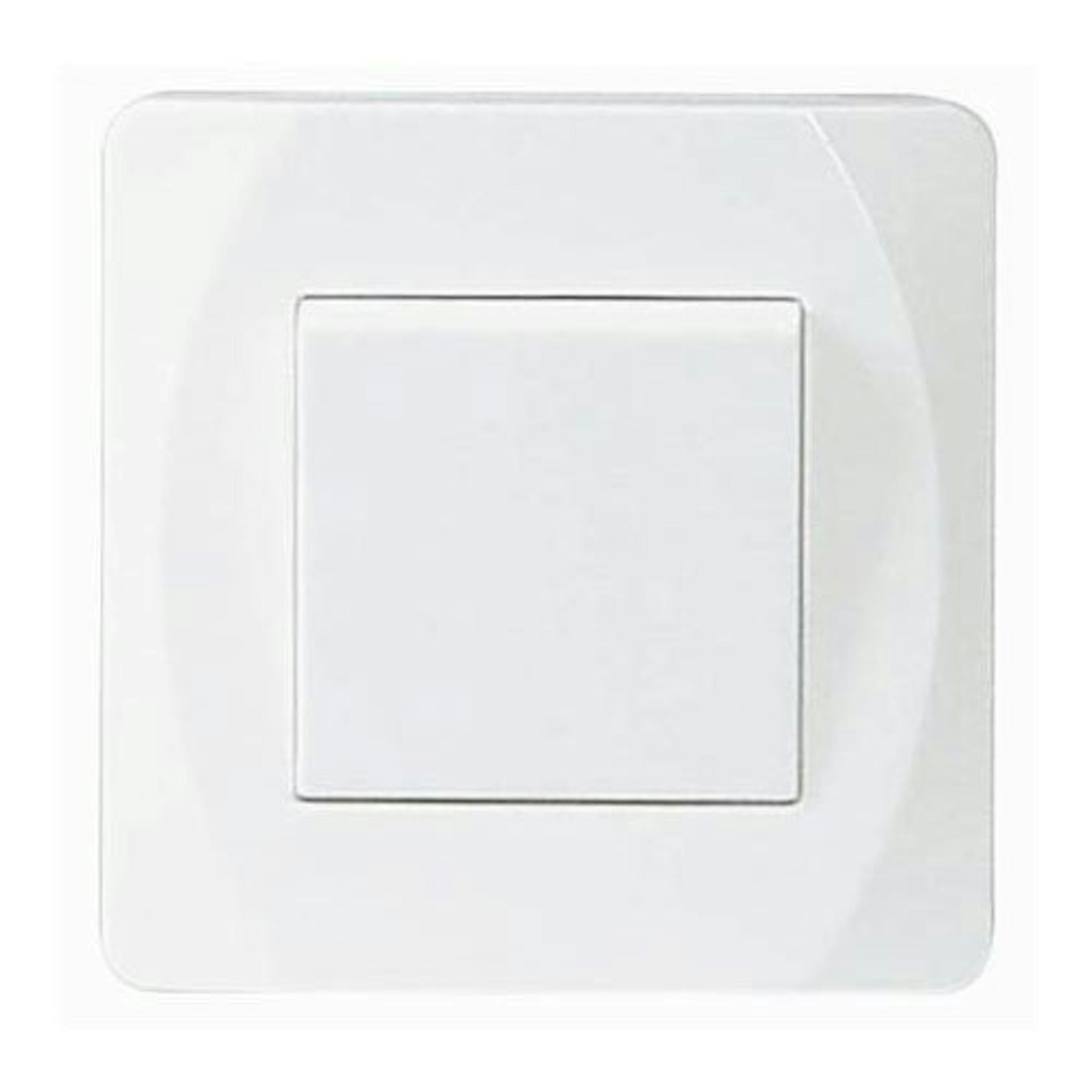 Strömbrytare Malmbergs Nova Infälld Kors Vit