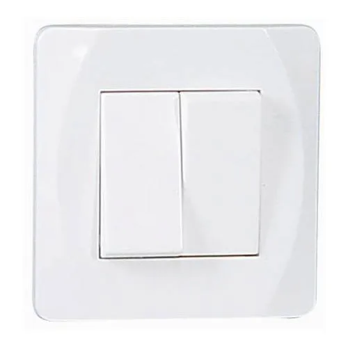 Strömbrytare Malmbergs Nova Infälld Kron Vit Skruvlös