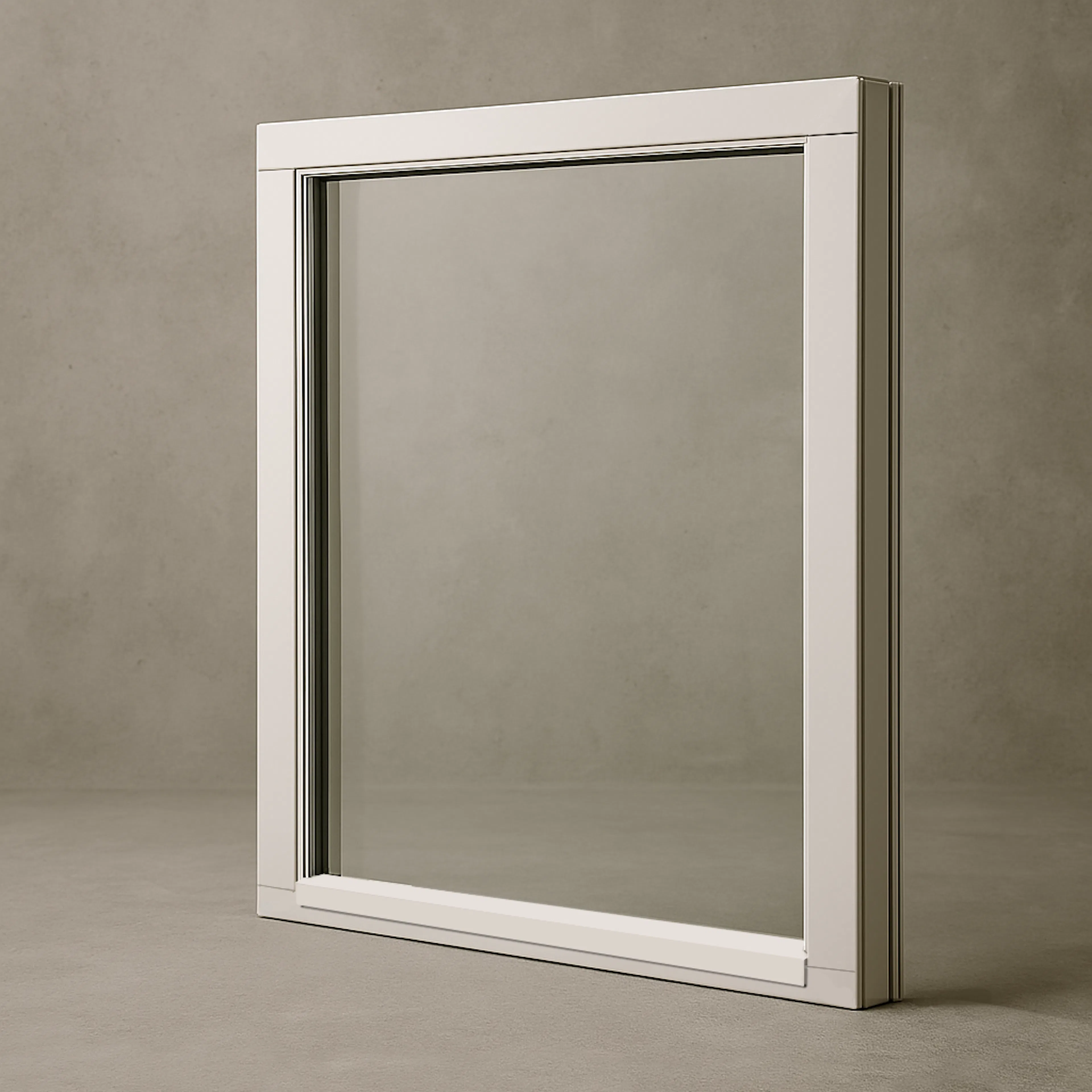 Fast Fönster Sveafönster Kraft Trä 3-glas