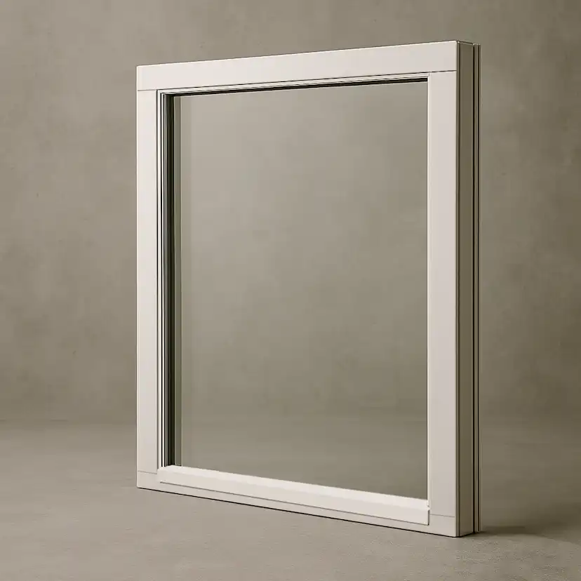 Fast Fönster Sveafönster Kraft Trä 3-glas