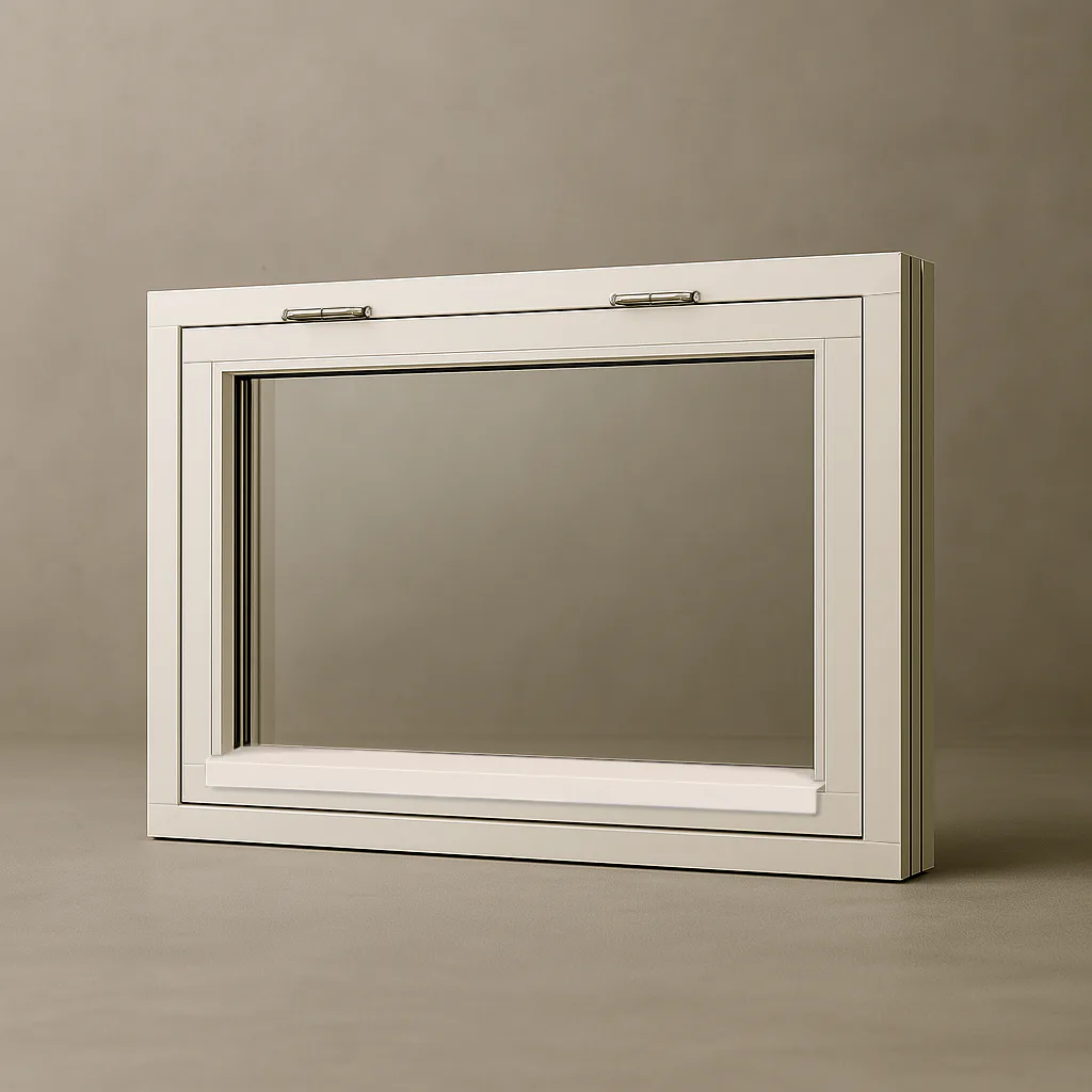 Överkantshängt Sveafönster Kraft Trä 3-glas