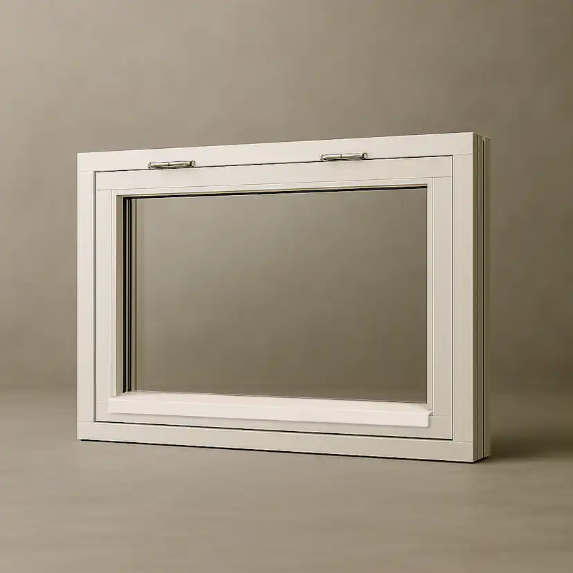 Överkantshängt Sveafönster Kraft Trä 3-glas