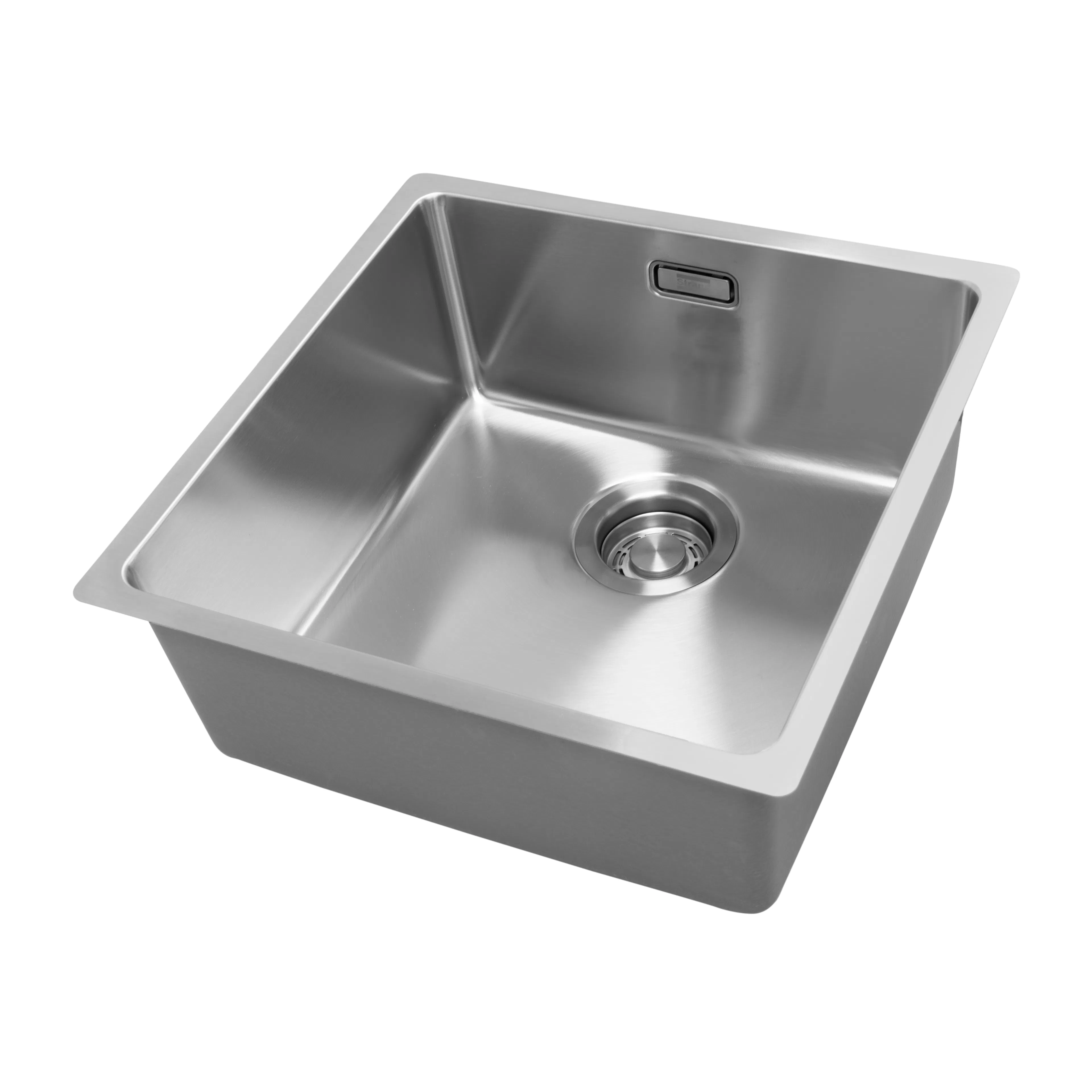 Diskho Strand Stainless STX Pressad Enkelvask för underlimning