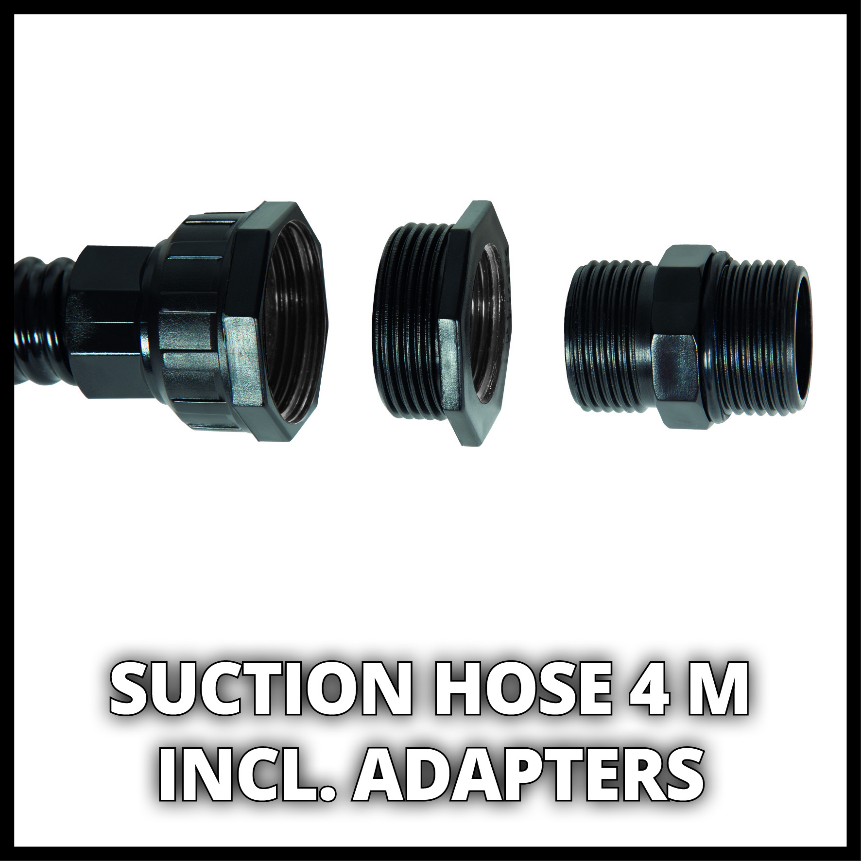 Sugslang med plastkoppling Einhell 4m/1