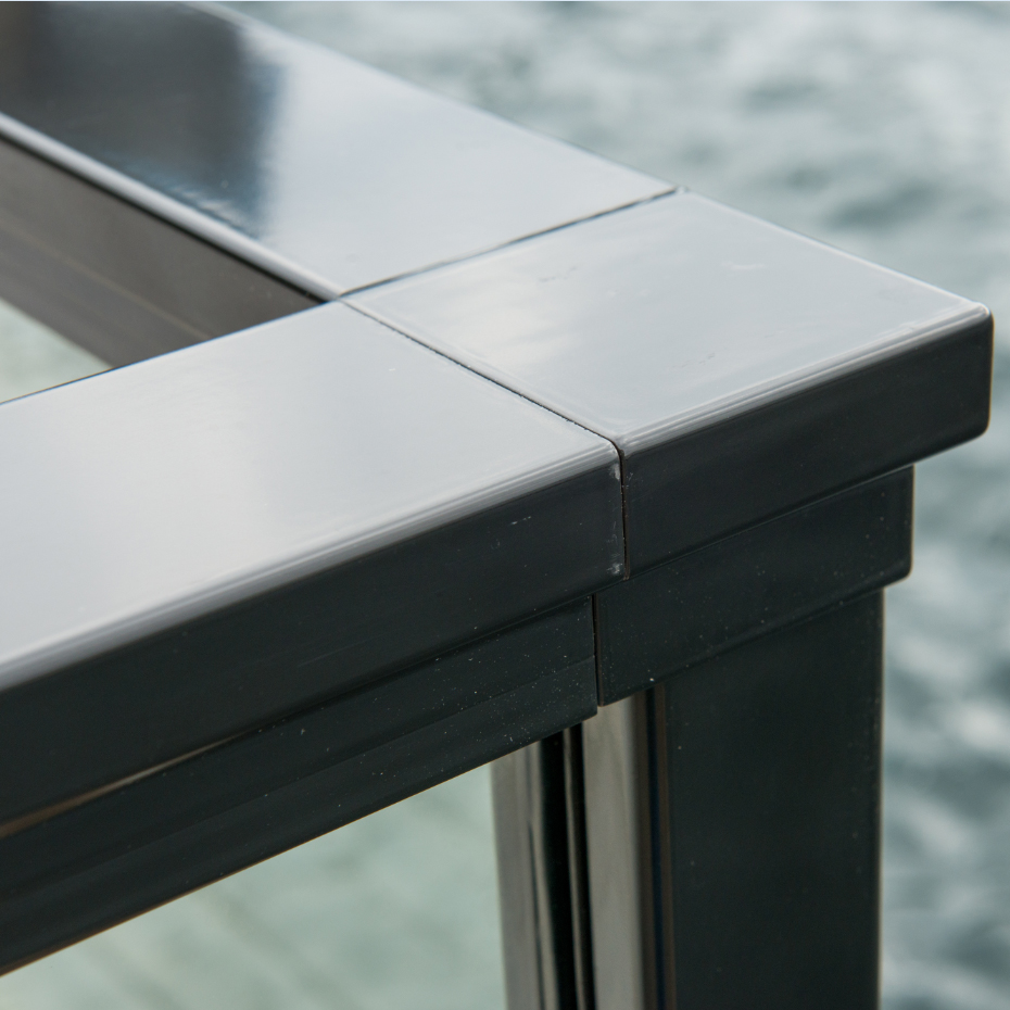 Glasräcke Novoroom Komplett Sektion A-P