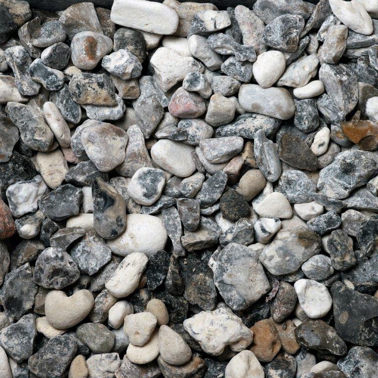 Dekorsten Magrab Krossprodukter Svartvit Sjösten 16-32 mm, 1000 kg Säck