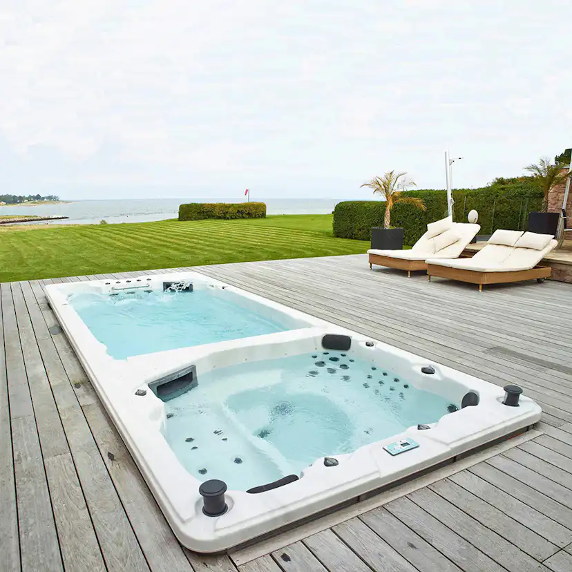 Swimspa DenForm 6M Spabad med LED-Lampor för 10 personer