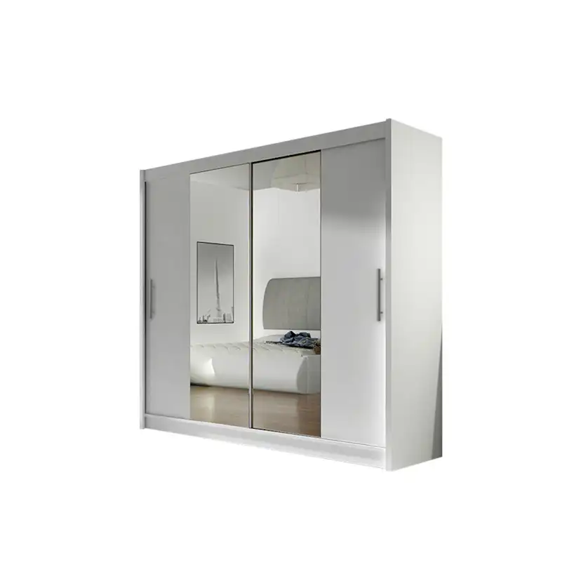 Garderob Scandinavian Choice Prag Förvaring med Skjutdörr och Spegel