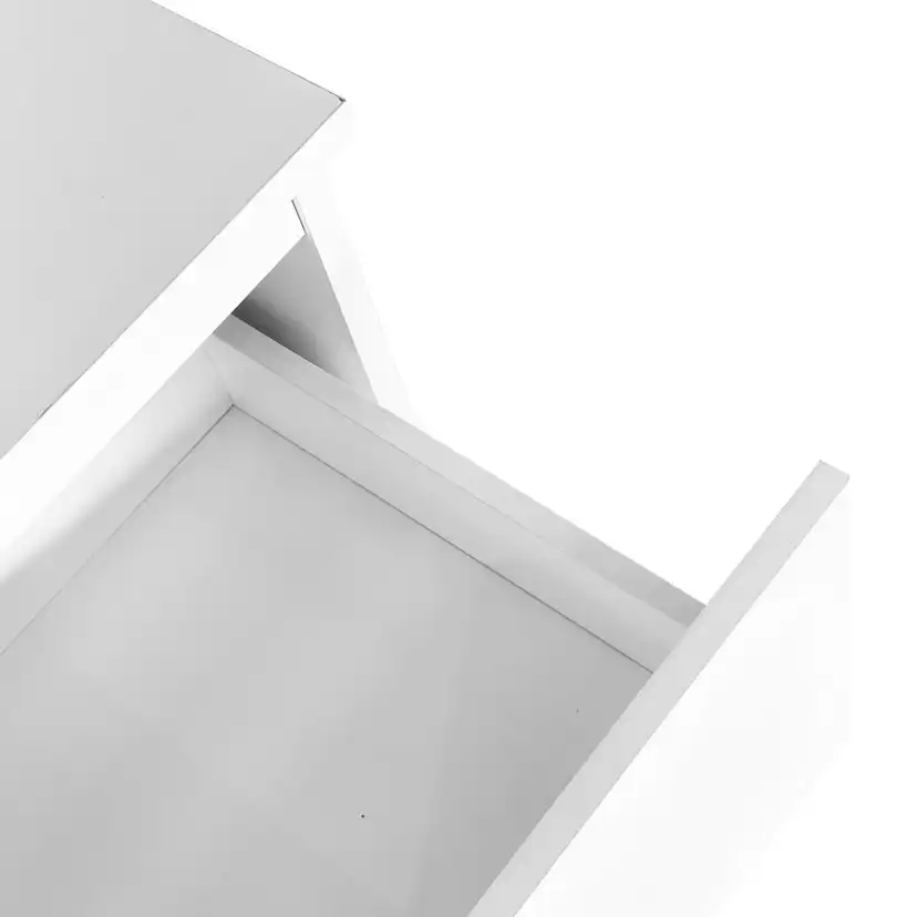 Sminkbord Scandinavian Choice Glow Komplett set med Spegel och Pall, LED-Belysning 94 cm