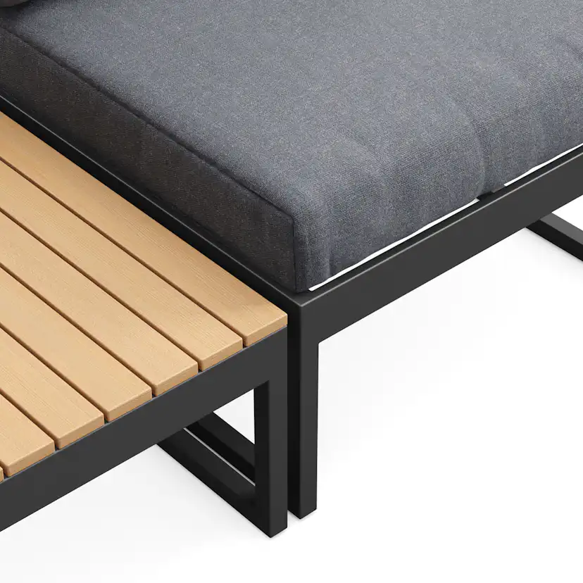 Trädgårdsstol deNoord Samira Caféset Utomhus