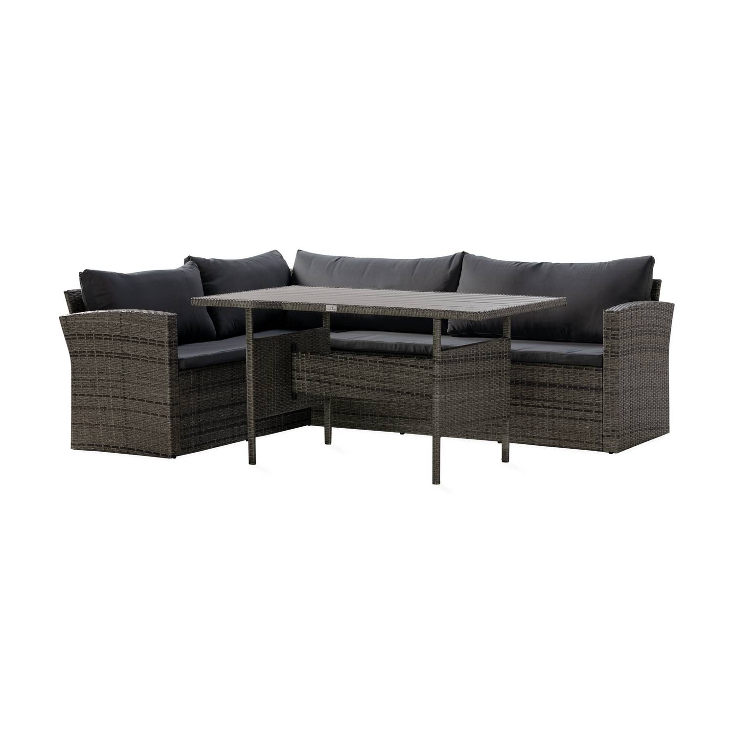 Loungegrupp Comfort Garden James Light Soffgrupp Utomhus  5-sits med Bordsskiva i Aintwood