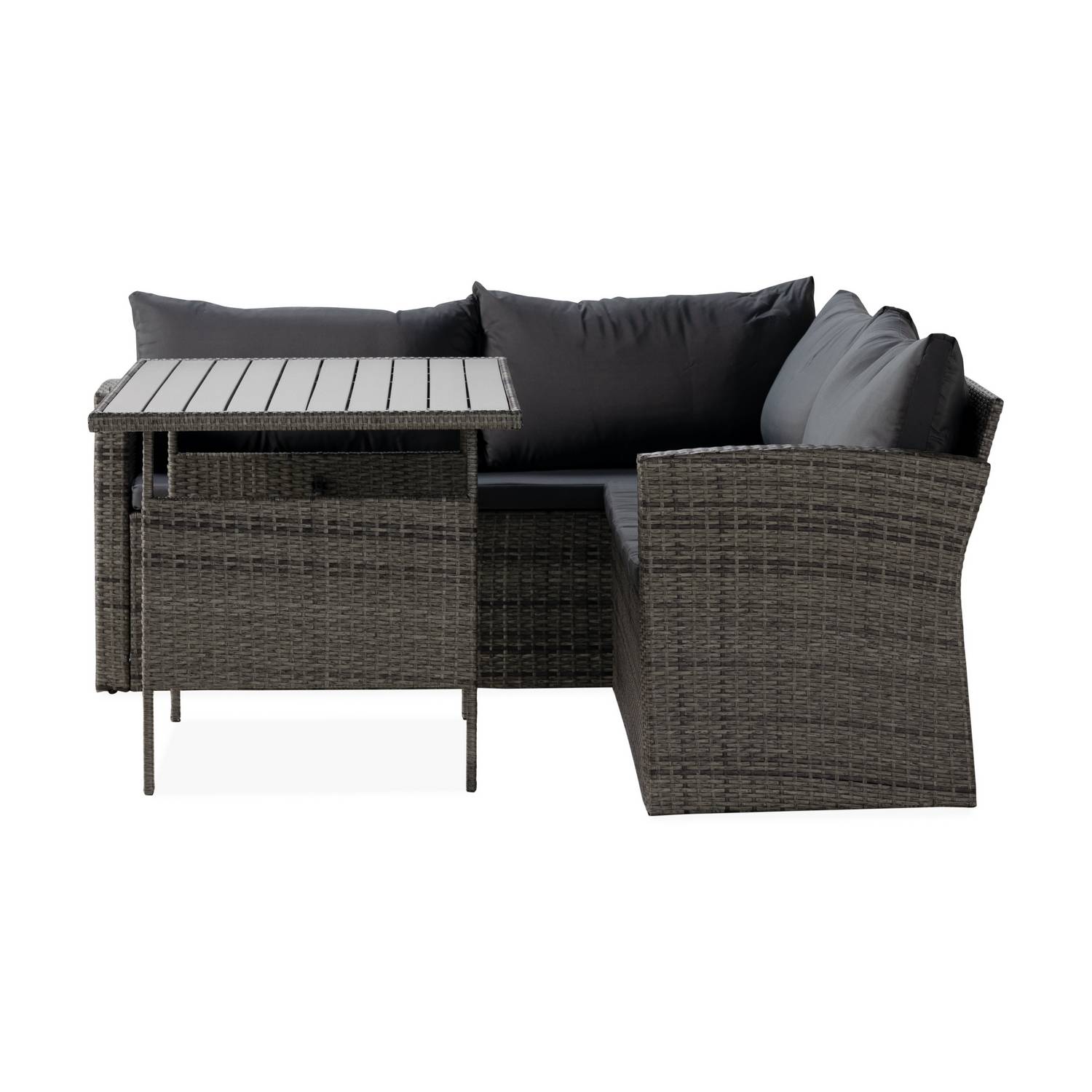 Loungegrupp Comfort Garden James Light Soffgrupp Utomhus  5-sits med Bordsskiva i Aintwood