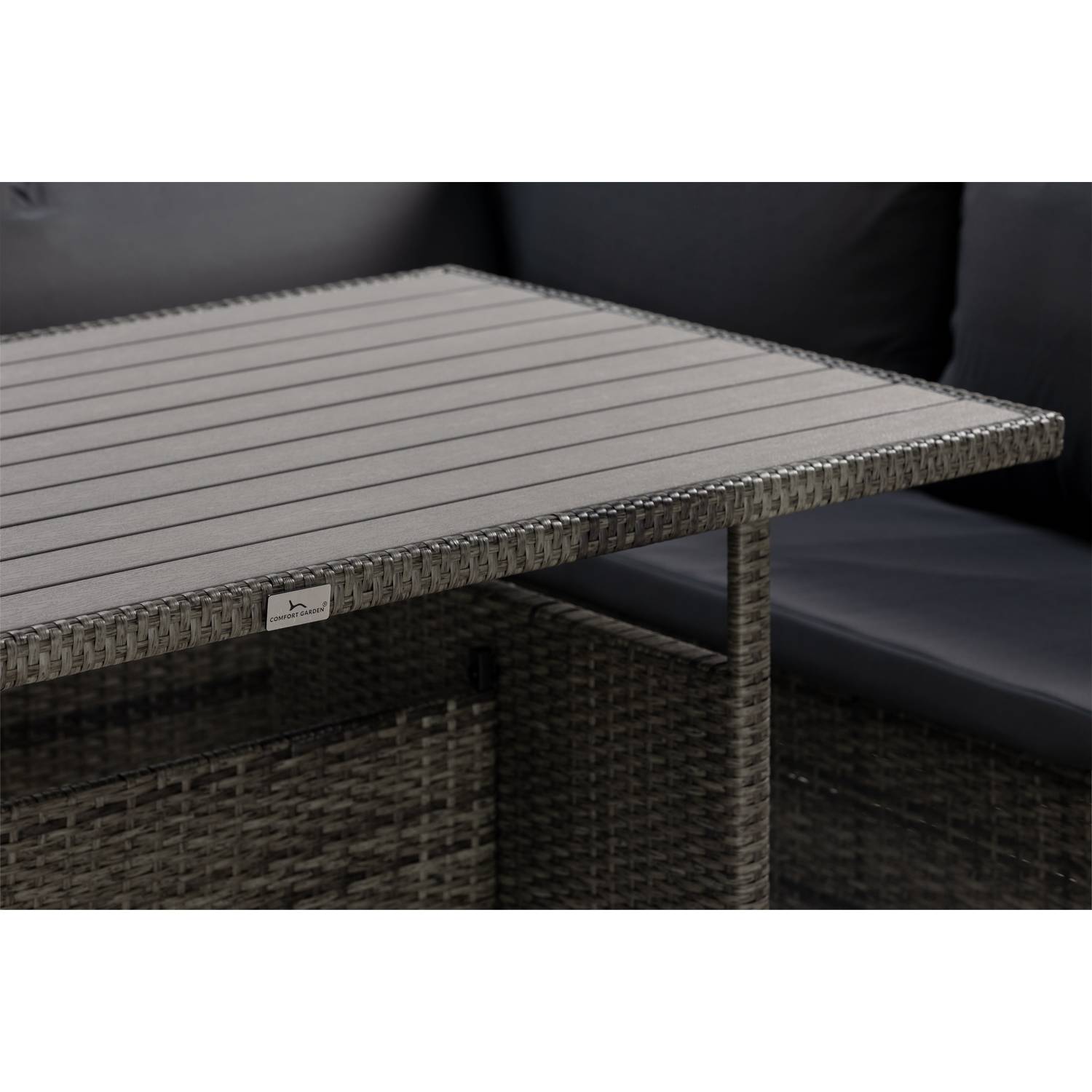 Loungegrupp Comfort Garden James Light Soffgrupp Utomhus  5-sits med Bordsskiva i Aintwood