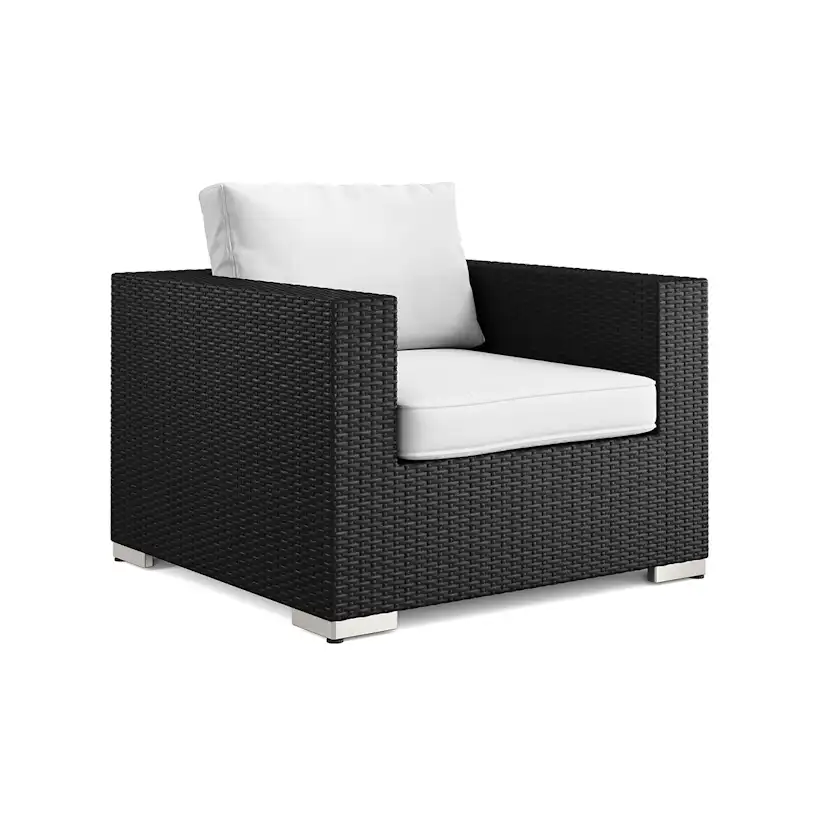 Trädgårdsfåtölj Comfort Garden Bahamas Loungefåtölj utomhus i konstrotting