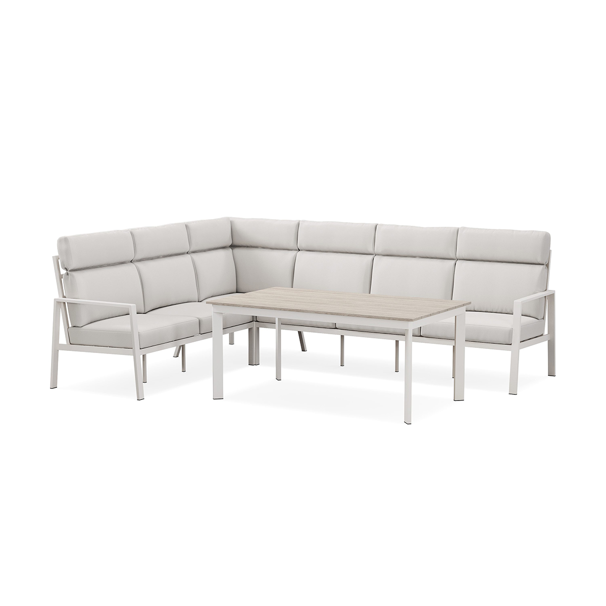 Loungegrupp deNoord Ariany Lyx Hörnsoffgrupp utomhus