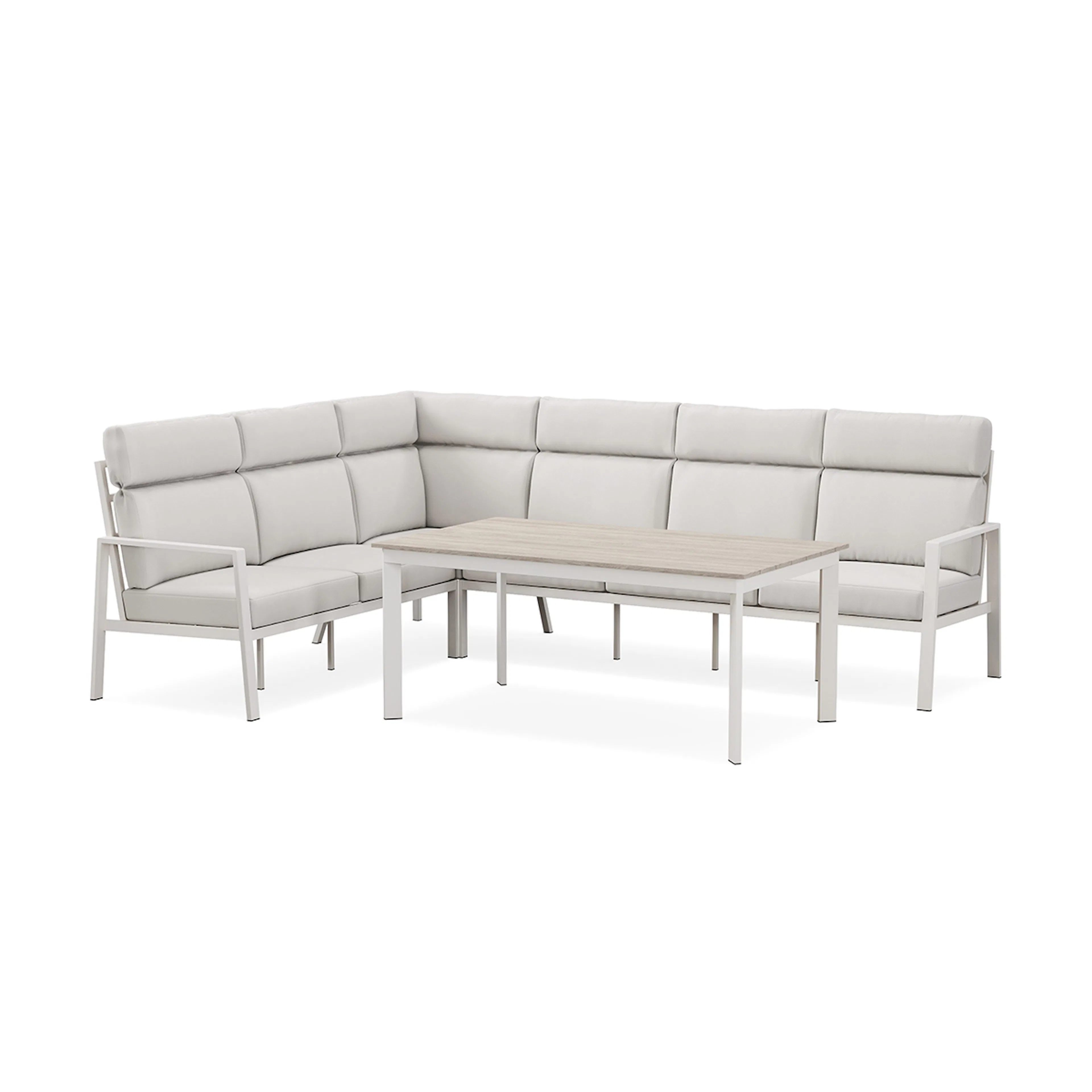 Loungegrupp deNoord Ariany Lyx Hörnsoffgrupp utomhus