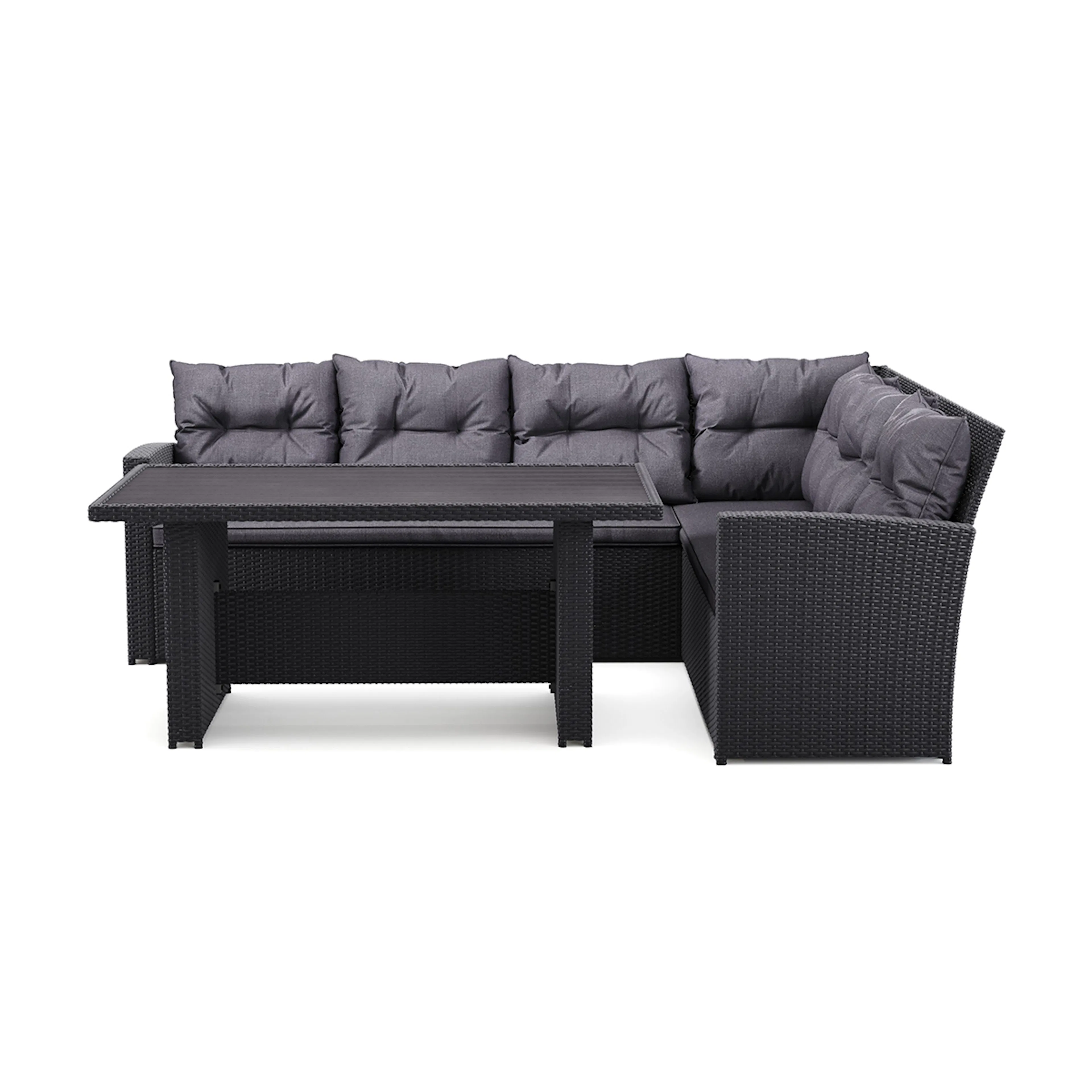 Loungegrupp Comfort Garden James Loungegrupp Utomhus – 5-sits Soffgrupp i Konstrotting