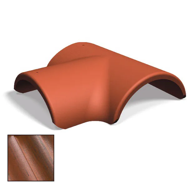 Antik Tegelröd/Svart