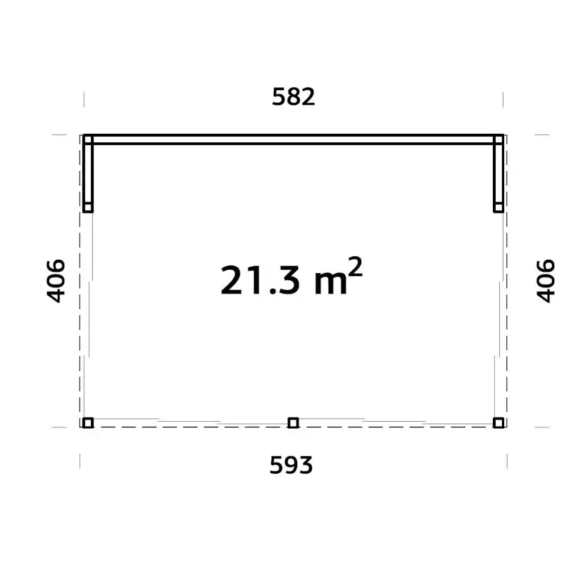 Komplett Fristående Uterum Landskap Gnistra Sommar 23,8 kvm