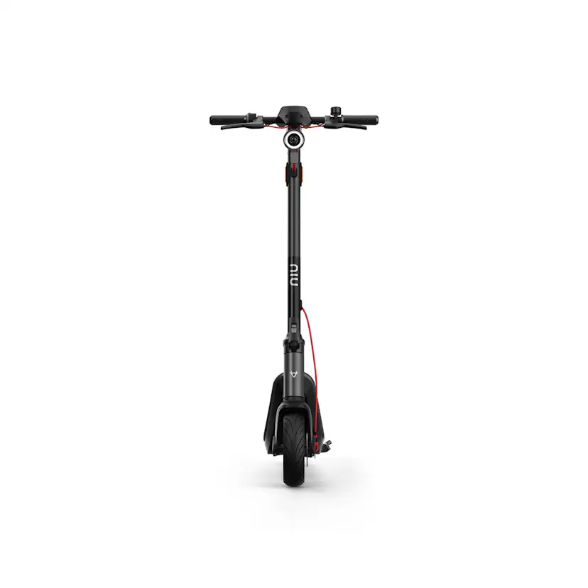 Elscooter NIU KQi3 MAX EU-BG Elsparkcykel i Svart med Trippel-Bromssystem, 25 km/h