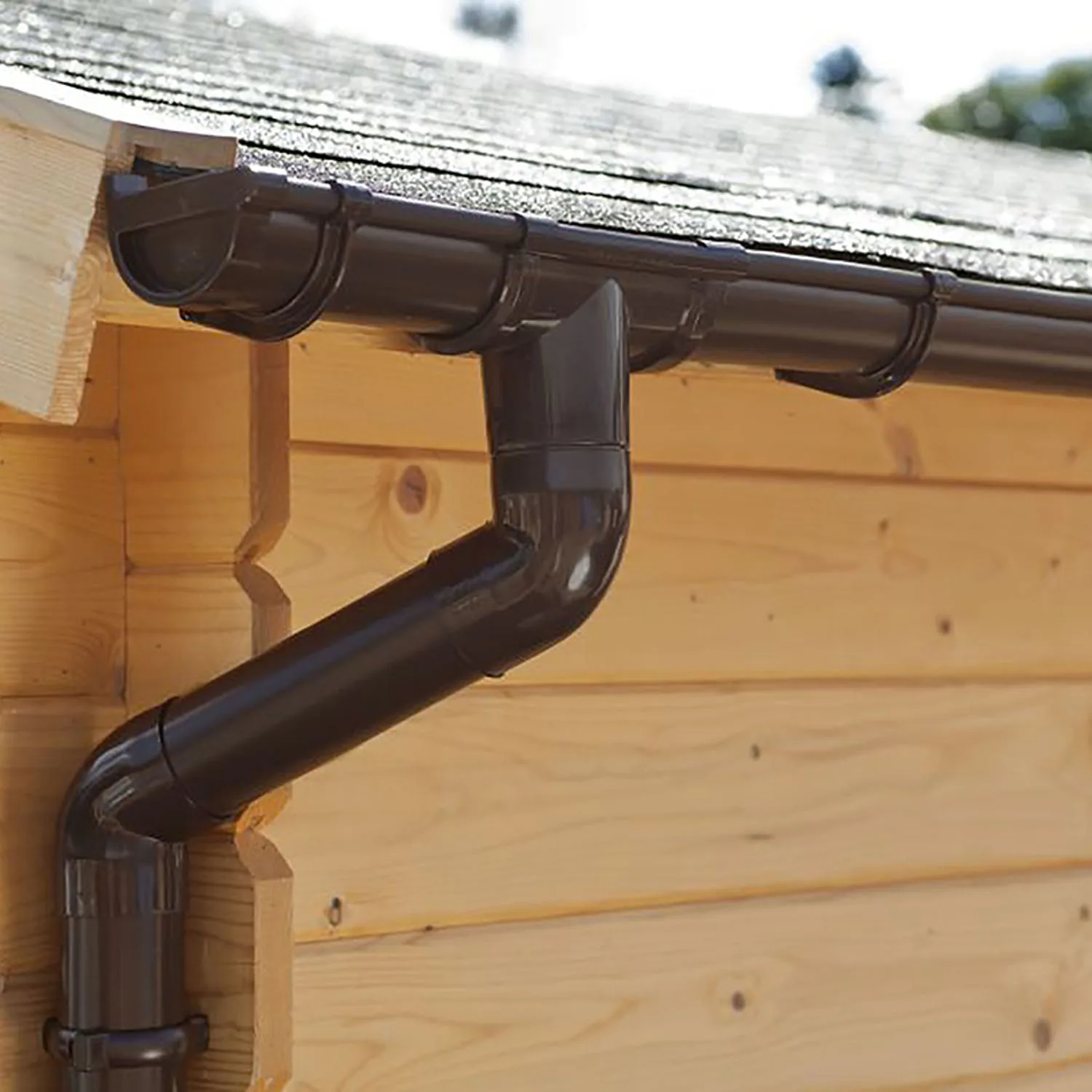 Takavvattning Palmako 5m Stupränna för Stugor & Fritidshus