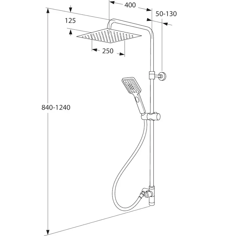 Takduschset Gustavsberg Square