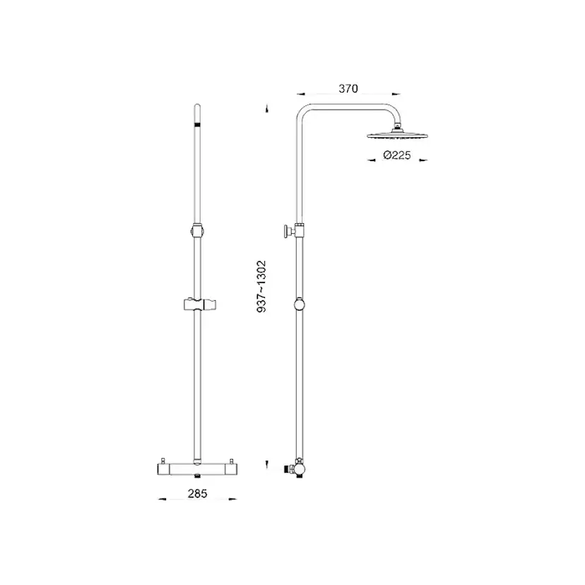 Takduschset Arrow Hönö 160 cc