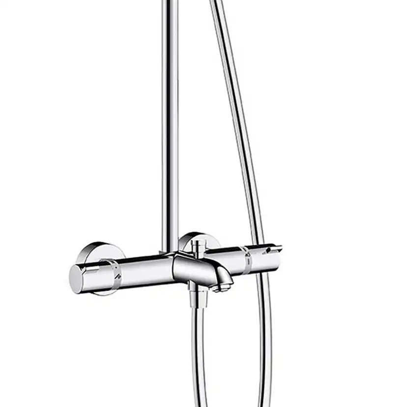 Takduschset Hansgrohe Croma Select S 280 Air 1jet Showerpipe med Badkarsblandare