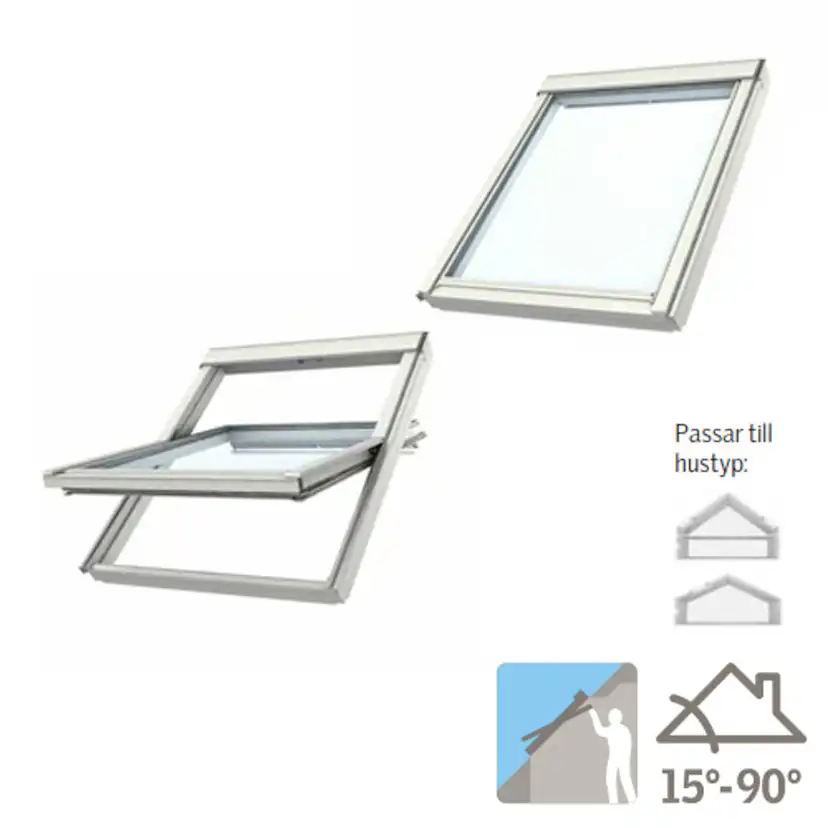 Takfönster Velux Pivåhängt Paket Solo 7