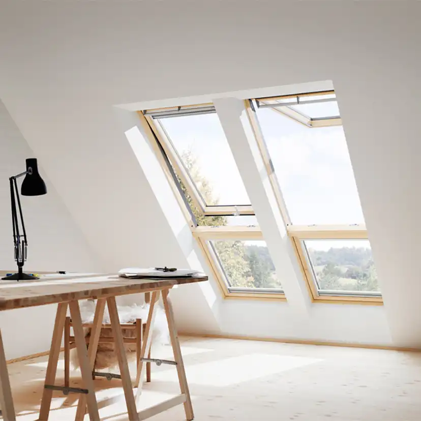 Takfönster Velux Topphängt med Pivåfunktion Paket Solo 7