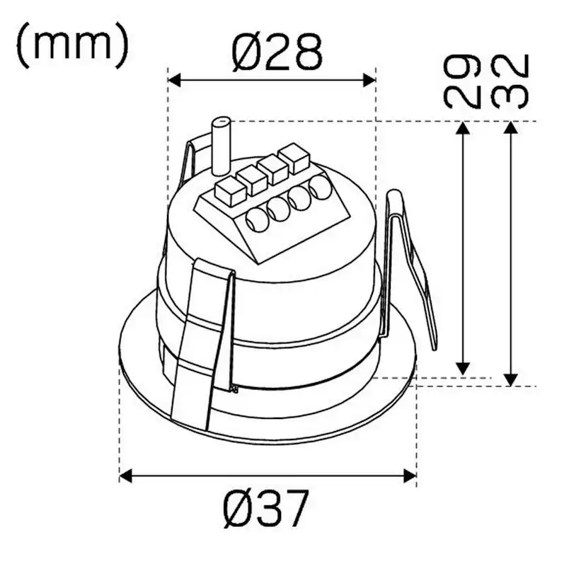 Downlight Hide-a-lite Core Smart Outdoor 3-pack Vit 3000K