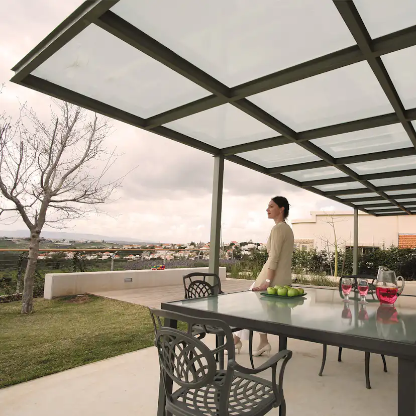 Takplast Plastmo SunGlaze Klar Komplett Tak 4 mm