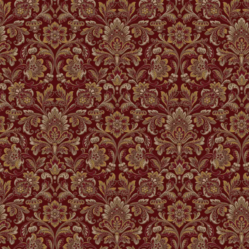 Tapet Boråstapeter Anno 4523 Foglavik EasyUp, Mönstrad Röd