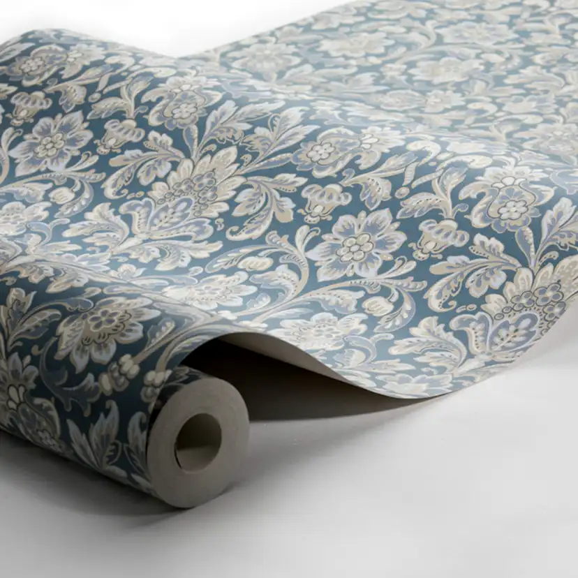 Tapet Boråstapeter Anno 4524 Foglavik EasyUp, Mönstrad Blå