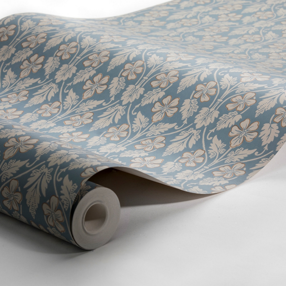 Tapet Boråstapeter Anno 4535 Nora EasyUp, Mönstrad Blå