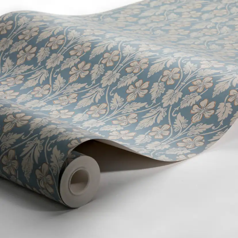 Tapet Boråstapeter Anno 4535 Nora EasyUp, Mönstrad Blå