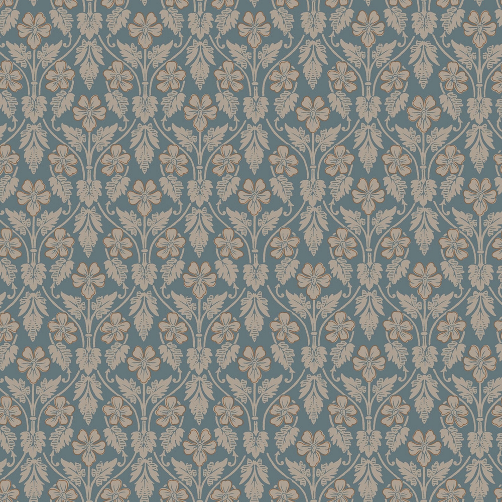 Tapet Boråstapeter Anno 4535 Nora EasyUp, Mönstrad Blå