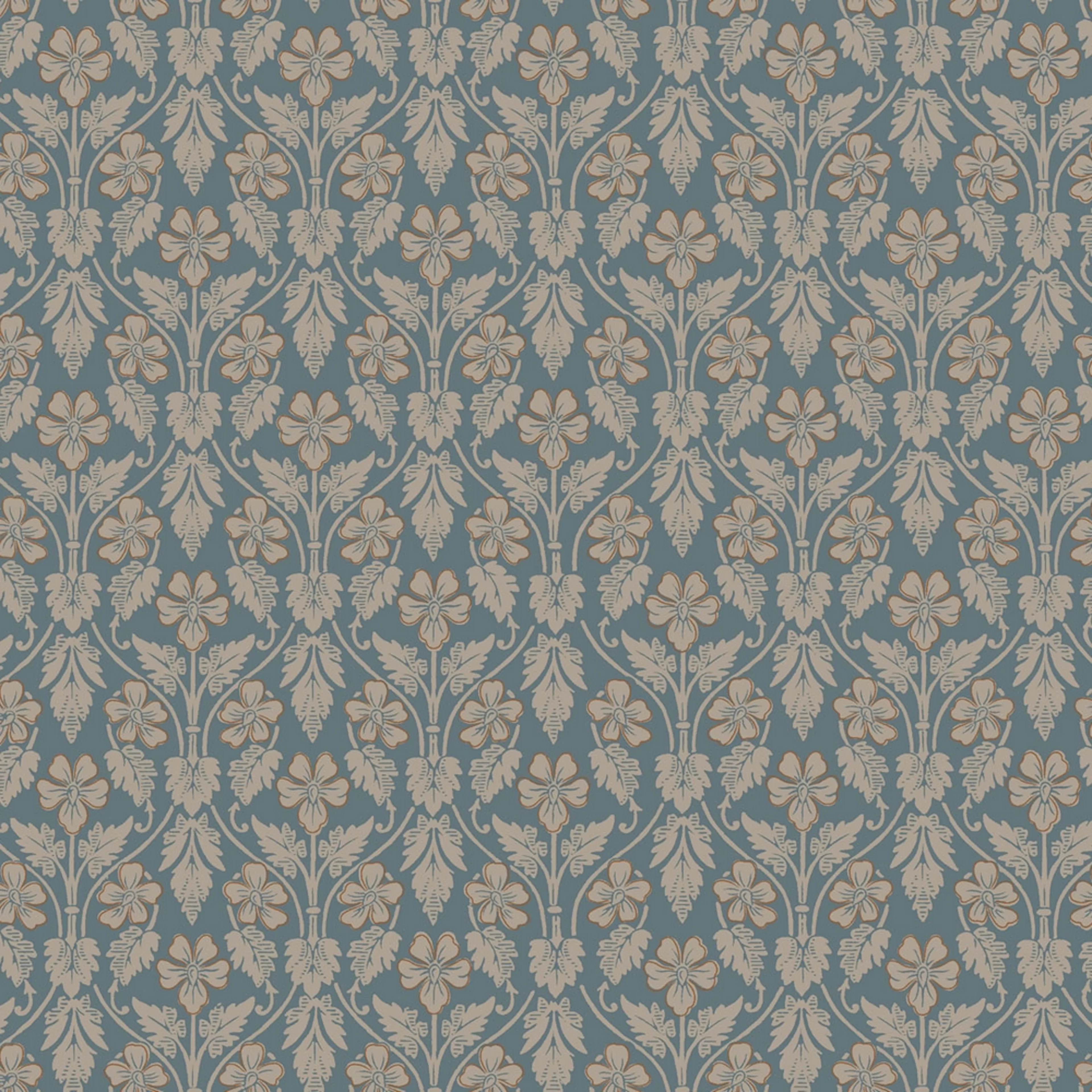 Tapet Boråstapeter Anno 4535 Nora EasyUp, Mönstrad Blå