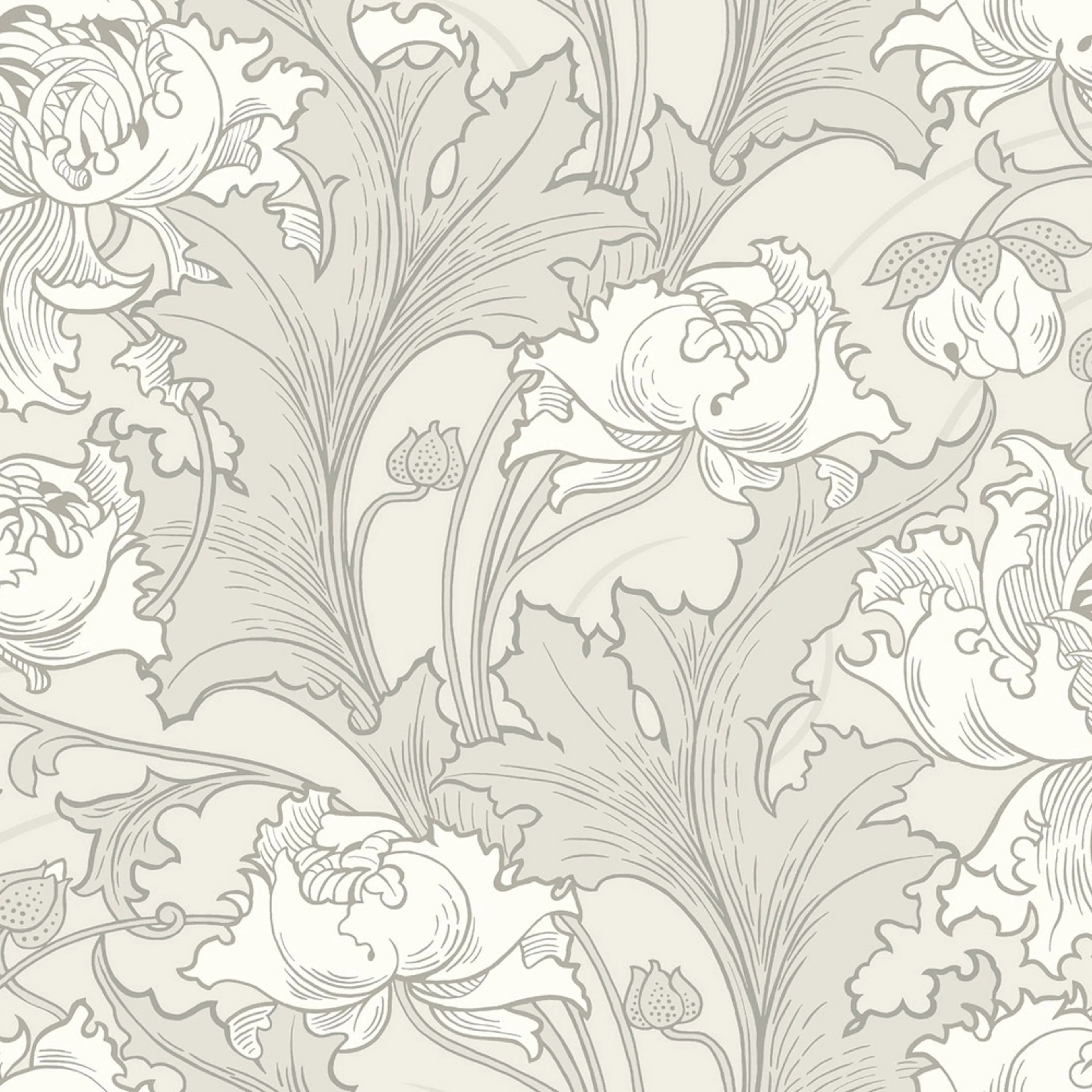 Tapet Boråstapeter Anno Siri 4540 EasyUp, Mönstrad Grå