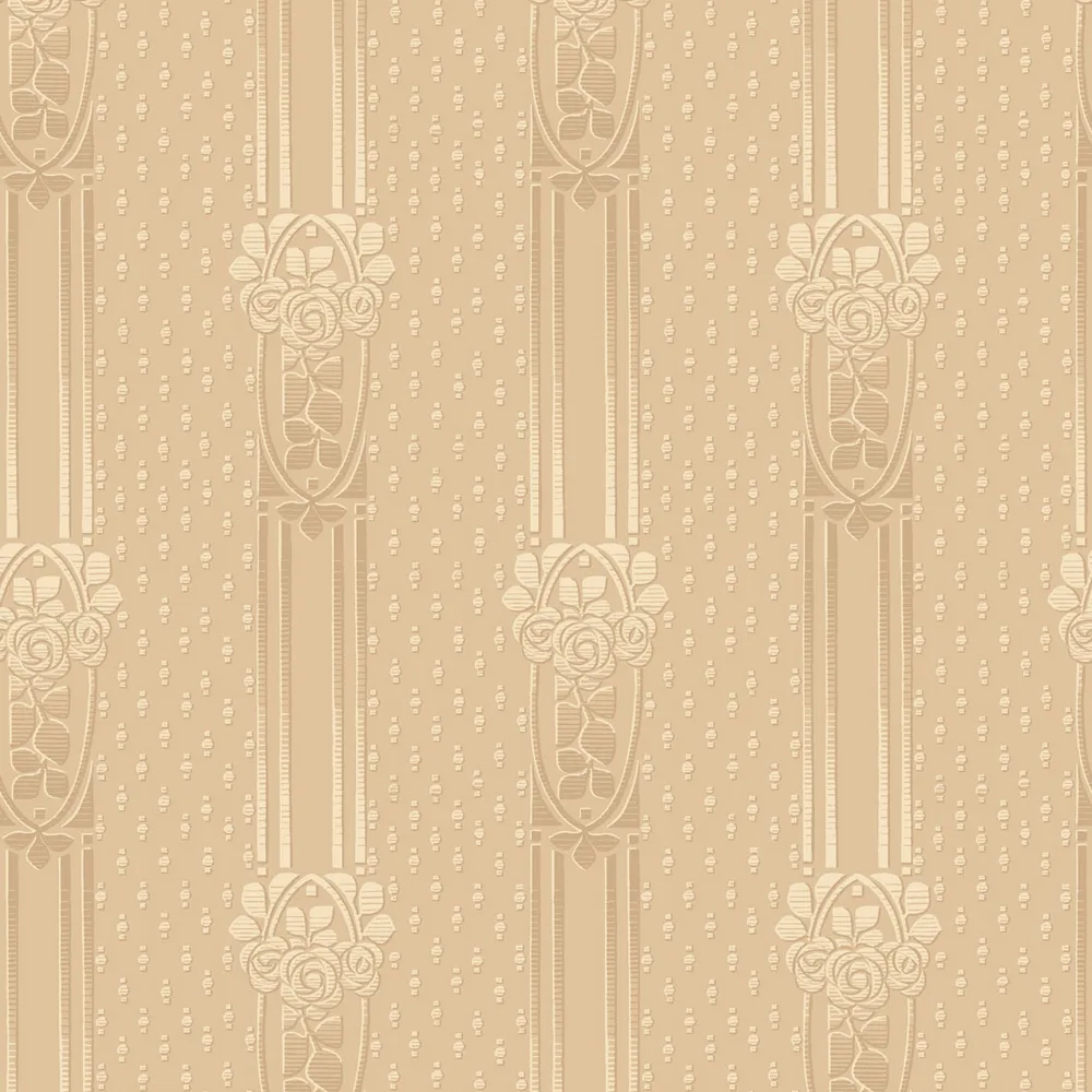 Tapet Boråstapeter Anno Ellen 4541 EasyUp, Mönstrad Gul