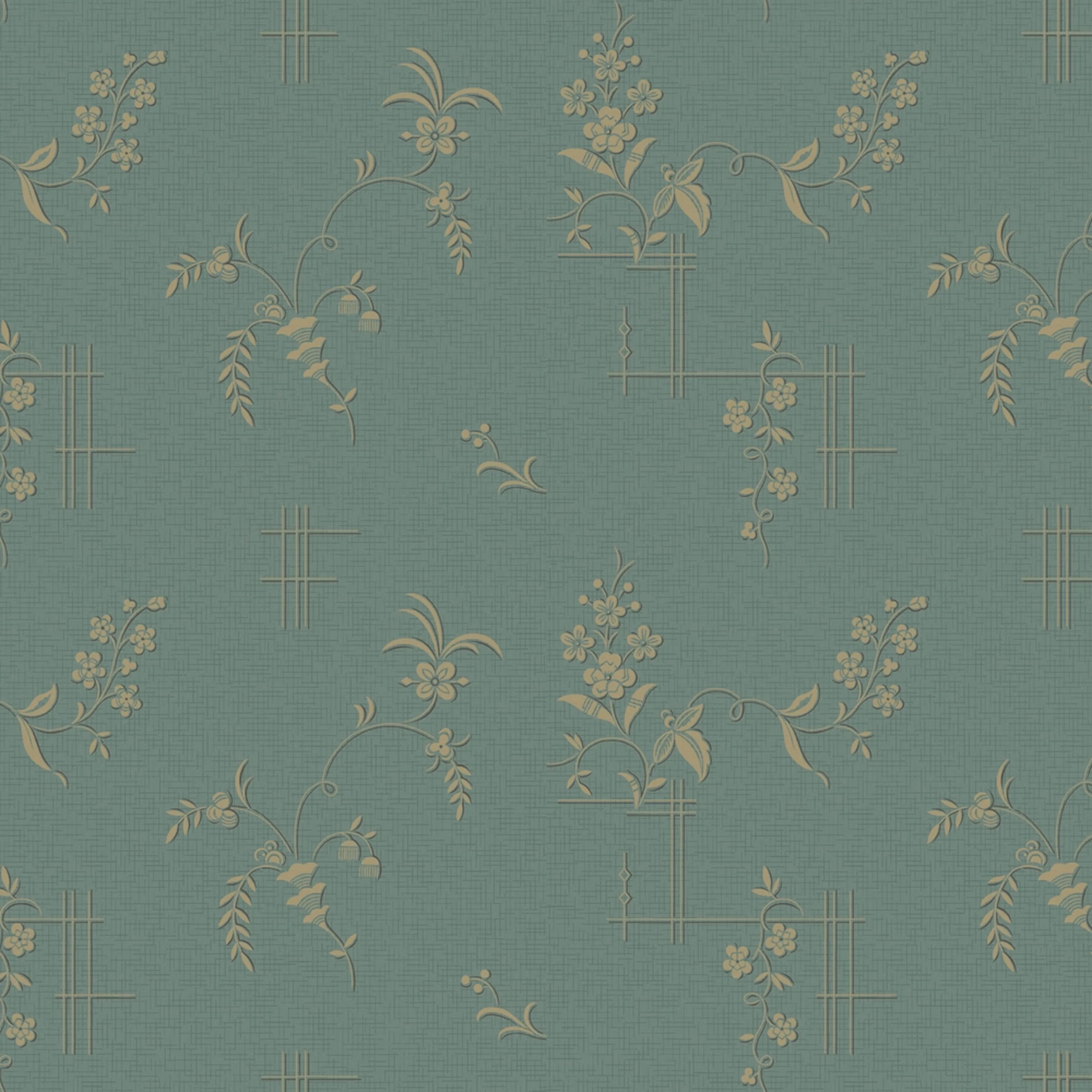 Tapet Boråstapeter Anno Ulricehamn 4547 EasyUp, Mönstrad Grön