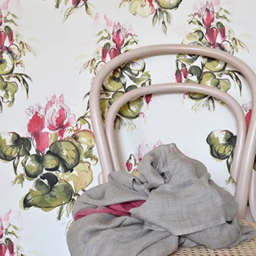 Tapet Mimou Cyclamen Red