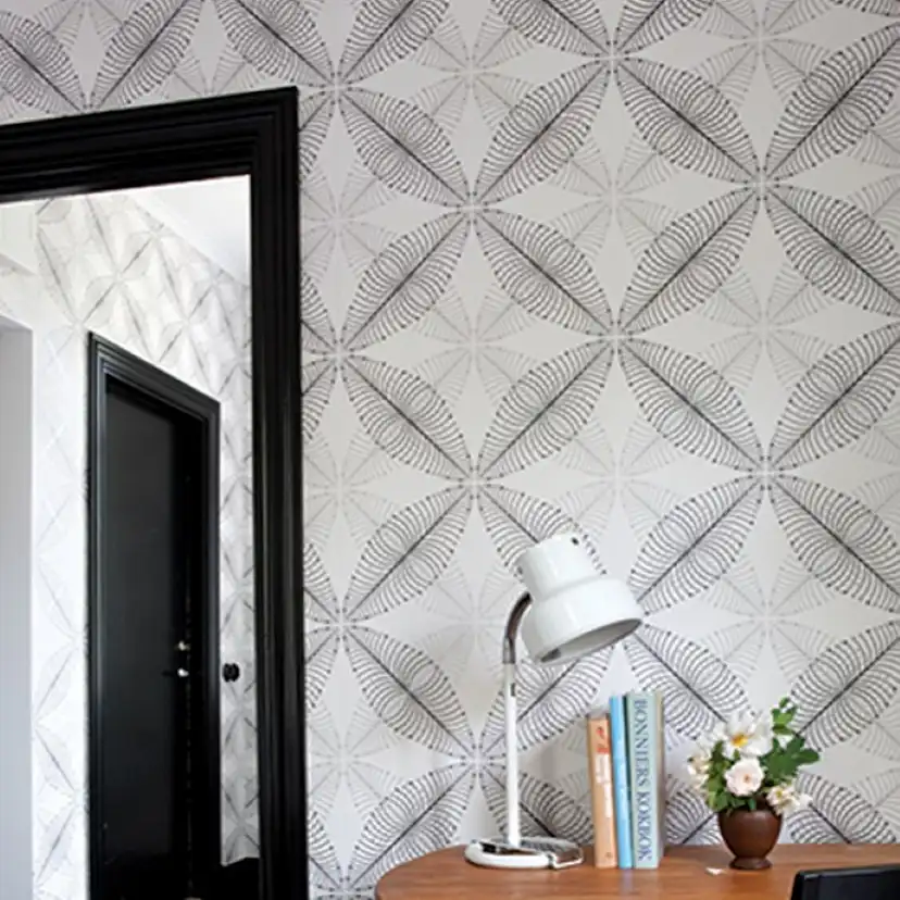 Tapet Mimou Garden Silver/Pewter