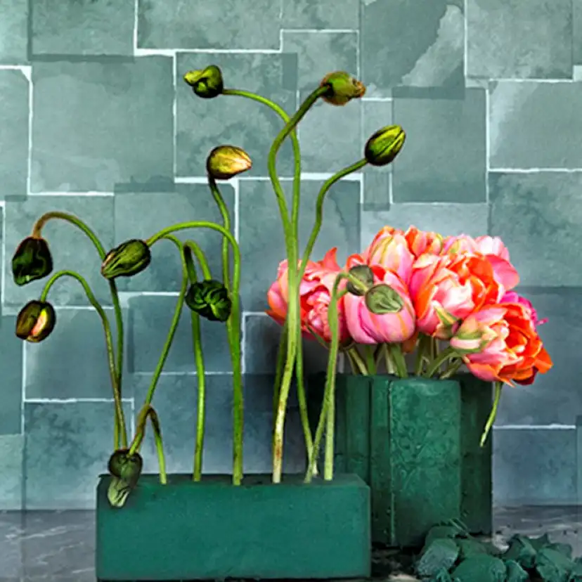 Tapet Mimou Spry Grön