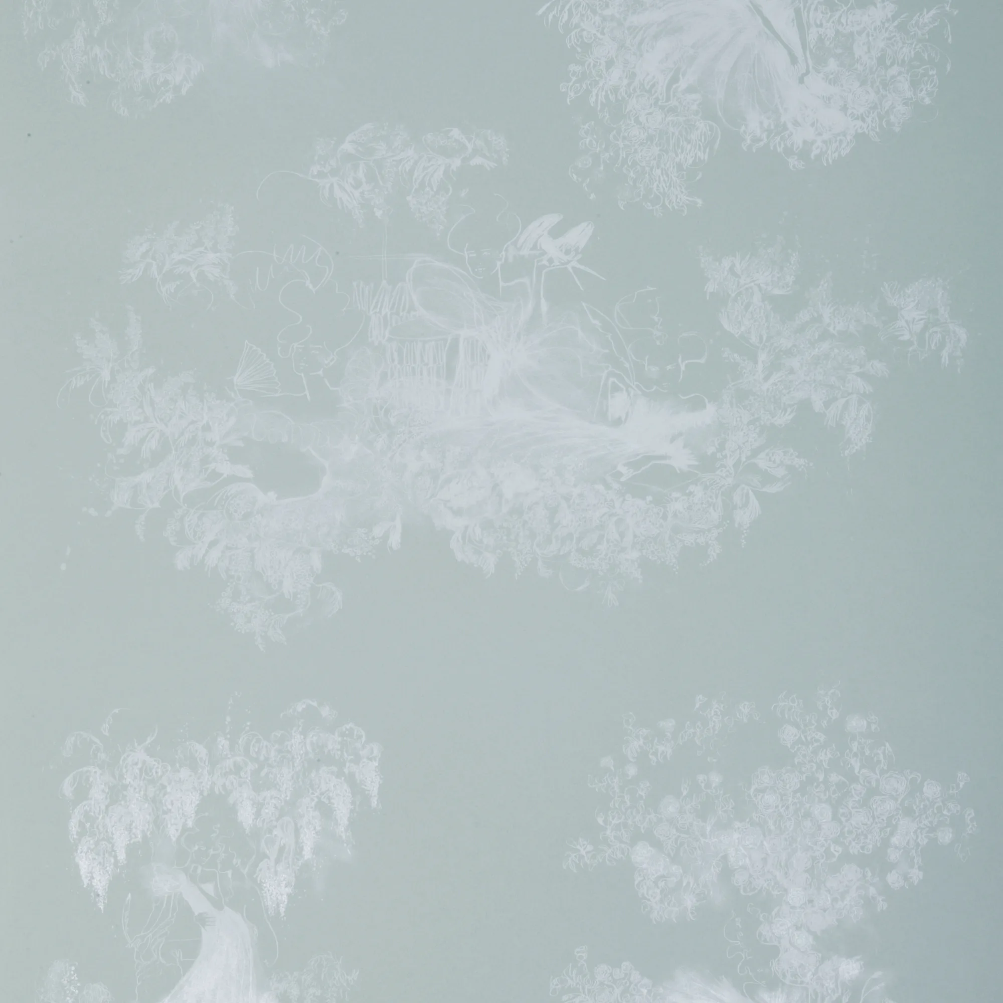 Tapet Mimou Toile Mesdames Aqua