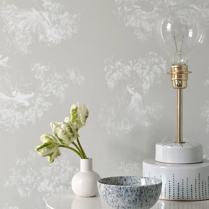 Tapet Mimou Toile Mesdames Aqua