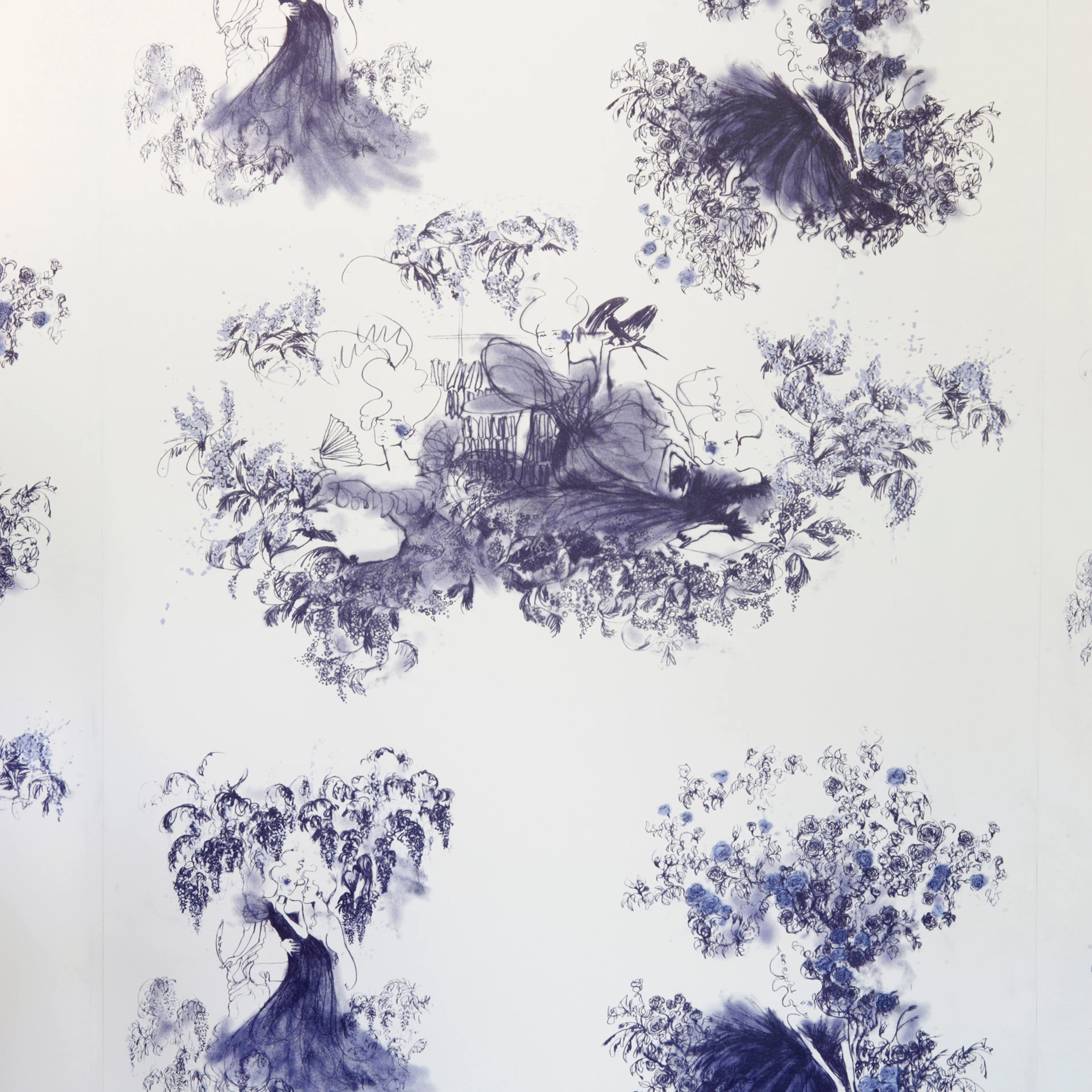 Tapet Mimou Toile Mesdames Denim