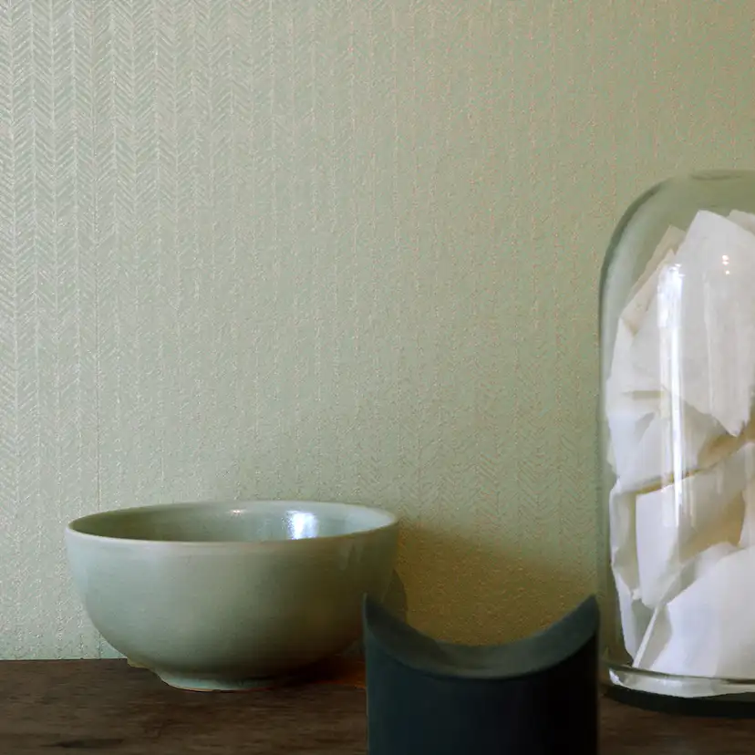 Tapet Mimou Tweed Celadon