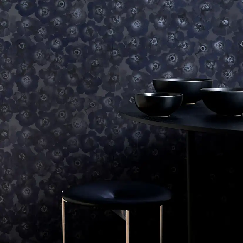 Tapet Mimou Windflower Blå